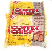 Nestle Coffee Crisp Chocolate Bars 2 pack, 8-50g Bars in Total,