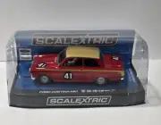 Scalextric "Alan Mann" Ford Cortina MK1 DPR W/ Lights 1/32 Scale C3870