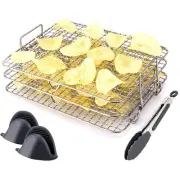 Air Fryer Rack for Foodi Grill XL Air Fryer, Multi-Layer Dehydrator2859