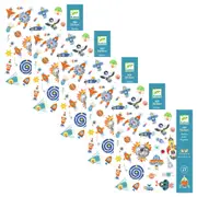 800pc Djeco Interstellar Stickers Stationery Art/Craft Decals Set Kids 4y+