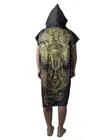 BOHO Elephant Sand Free Adult Kid Hooded Beach Poncho Towel Changing Robe Gift