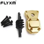 Brass Diff Cover & Gear 6X6 Rear Axle Modification Kit for 1/24 RC Axial SCX24