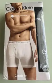 NEW Calvin Klein Men’s Wicking Tech. Xlarge Black 5-Pack Classic Fit Cotton $70