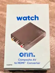 onn. Composite AV to HDMI Converter