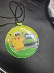 Pokemon Stamp Rally Card Holder 2024 Pass Holder Captain Hat Pikachu Train