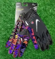 Nike NFL OBJ PE Vapor Jet 6.0 Football Gloves Black Mutlicolor BLAH Size 2XL New