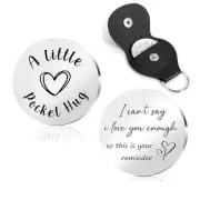 Pocket Hug Token Gifts For Women Men Valentines I Can't Say I Love You Enough