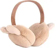 [BESPORTBLE] Rabbit Ear Muffs Foldable Ear Lovely Rabbit Ears Earmuff Winter Outdoor Ear Covers Earmuffs for Cold Weather Ear Warmers Boys Earmuffs Artificial Fur Cute Birthday Present Child