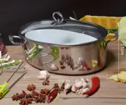Stainless Steel Oval 5ps Roaster Roasting Pan Turkey Chicken Fish Veggie Steamer