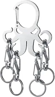 [Pegciuho] Clip of CABLEBINER Keychain Set The Stainless Steel Key Support for Quick Release