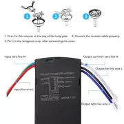 Universal Light Remote Control Kit Wireless Ceiling Fan Remote Control Kit
