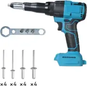 Generic Electric Rivet Gun Cordless with Wrench, Automatic Blind Riveter Tool