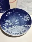 Bing and Grondahl Christmas Plate - 1986 "Silent Night Holy Night"