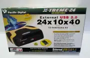 Vtg Pacific Digital U-30110 24x10x40 External USB 2.0 CD-RW Drive Sealed