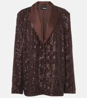 [Rotate] Rotate Sequined blazer AU 12 brown