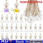Perfume Empty Bottle Car Air Freshener Diffuser Hanging Pendant with Wooden Caps