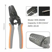 Mini Open Barrel Crimping Tools Crimper Terminal Plier IWS-2820 for 28-20AWG