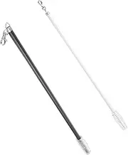 2pcs Curtain Stick Curtain Rod Aluminum Alloy Bracket Plastic Blind Stick