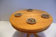 Dollhouse Miniature 1/12" Scale Handcrafted Dinner Plates With Decals