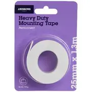 J.Burrows Permanent Foam Mounting Tape 25mm x 1.3m