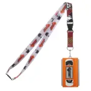 A CLOCKWORK ORANGE Lanyard with Rubber VHS Tape ID Badge Holder Keychain Classic