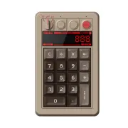 8Bitdo Retro18 18 Keys Mechanical Numeric Keypad Tri-mode Calculator Retro Mechanical Keyboard Hot Swappable Top Structu