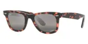 RAY BAN WAYFARER RB 2140 1334G3 Pink Havana Gradient Gray Polarized Chroman 52m