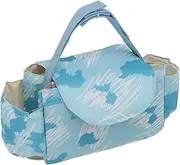 Universal Stroller Organizer Adjustable Large Capacity Water Blue Graffiti Baby Stroller Diaper Bag for Outdoor