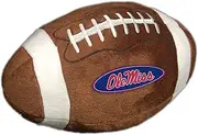 NCAA Mississippi Rebels Plush Football Pillow