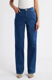 1822 Denim High Waist Baggy Straight Leg Jeans in Levi at Nordstrom, Size 28