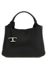 [Tod'S] Tod'S-Micro Leather Handbag Borse A Mano Nero-Donna OS