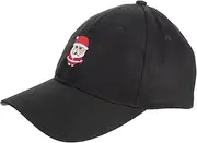 [BESPORTBLE] 1pc Christmas Hat Black Dad Hat Hats for Men Sun Protection Orange Trucker Hat Men Caps Outdoor Peaked Hat Cotton Black Cartoon Printing Hat Sun Protect Hat Outdoor