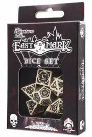 Q Workshop East Mark Dice Set - 7pc D&D Polyhedral - NEW RARE OOP