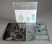 CTMH LIFE’S A HOOT-Scrapbooking Stamp & Thin Cuts Set #Z4681 New!!