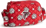 [Vera Bradley] Women's Cotton NFL Small Stadium Crossbody Bag Purse