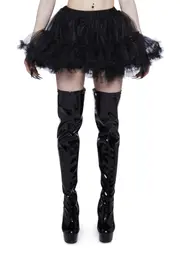 [Trickz N' Treatz] Ruffle Your Feathers Petticoat Skirt