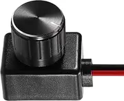 Universal 12/24V Low-Volt PMM LED Dimmer Switch with Metal Knob for LED RV Lights Interior Ceiling Lights Vehicles Truck
