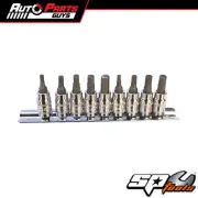 SP Tools 1/4"Dr & 3/8"Dr Inhex Socket Rail Set - 9pc - Metric | SP20545