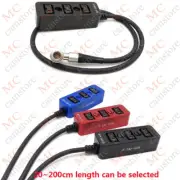 RS 3pin Plug to 3-port P-tap Splitter power cable for TILTA,ALEXA RS 3Pin Cable