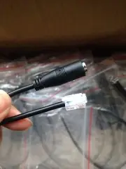 1Ft DC 3.5mm Jack to RJ9/RJ10 iPhone Headset to Cisco Office Phone Adapter Cable