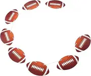 KOMBIUDA 8pcs Rugby Flag Sports Banners Flag Banners Flag Football Prop Football Spiral Football Sports Football Birthday Football Banner Football Bunting Garland Football Party Supplies