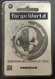Warhammer 40k Forge World RAVEN GUARD MKVI UPGRADE SET: Heads 10x Heads OOP Rare