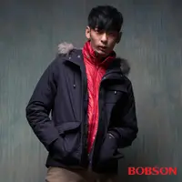 在飛比找PChome24h購物優惠-【BOBSON】男款仿兩件絲棉外套(35037-53)