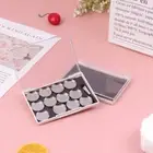 1Pc Magnetic Cosmetics Palette DIY Makeup Box With 12 Grids Iron Plate And BruGC