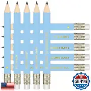 Vusnud 50Pcs - Baby Shower Sharpened Half Pencils with Erasers, Pre-sharpened