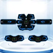 EMS Weight Loss Fitness Vibration Belt LED Display Ab Workout Equipment Machine