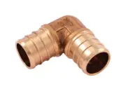 SharkBite UC256LFCP25 Lead-Free Brass 160 PSI Elbow 3/4 Dia. in. PEX