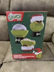 Dr Suess New Grinch Hot Air Popcorn Popper Lid is bowl green