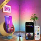 Smart RGBW Corner Floor Lamp App Remote Music Sync Dimmable