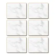 Country Kitchen Grey Marble Cinnamon Cork Backed Placemats Set 6